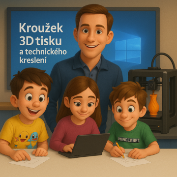 Kroužek 3D tisku a technického kreslení