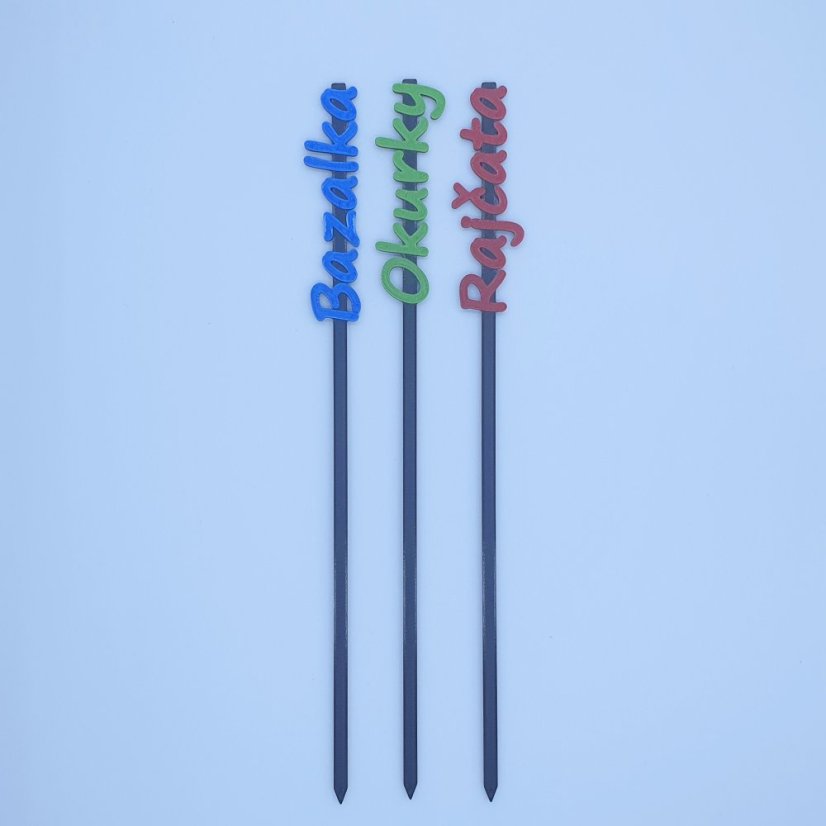 Jmenovka sazenic - Bylinky: Echinacea