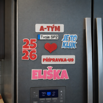 Samostatné magnetky - Barva spodní - Žlutá (Yellow)