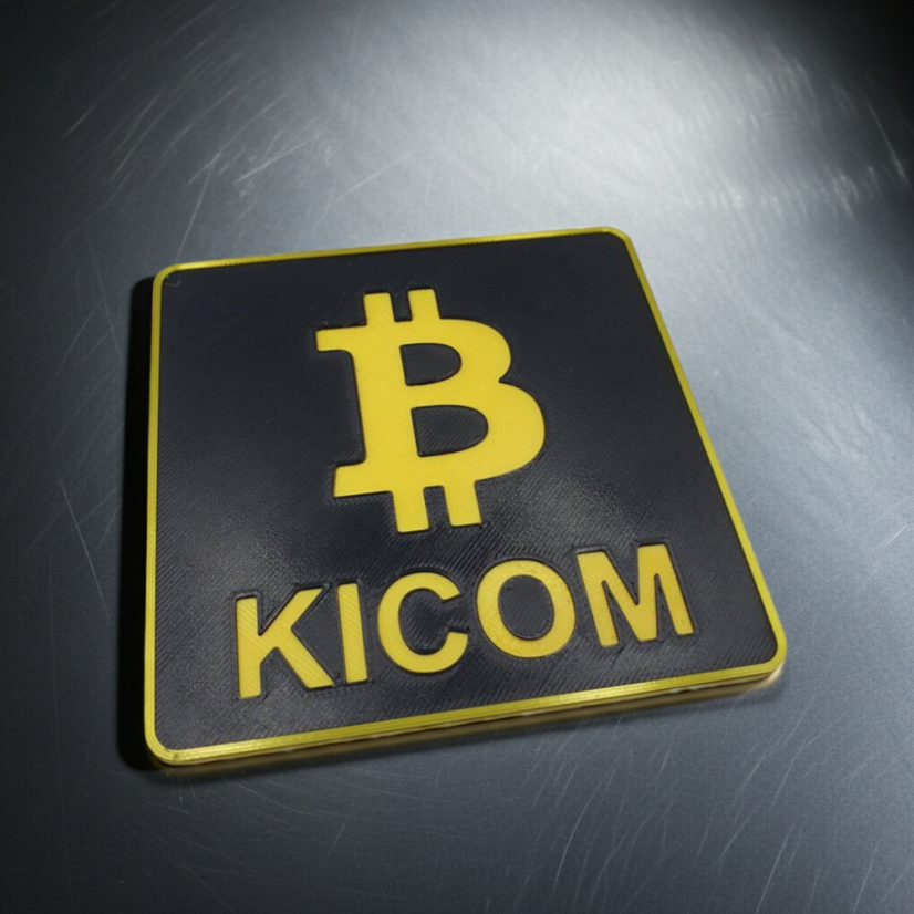 Podtácek BITCOIN s vlastním textem