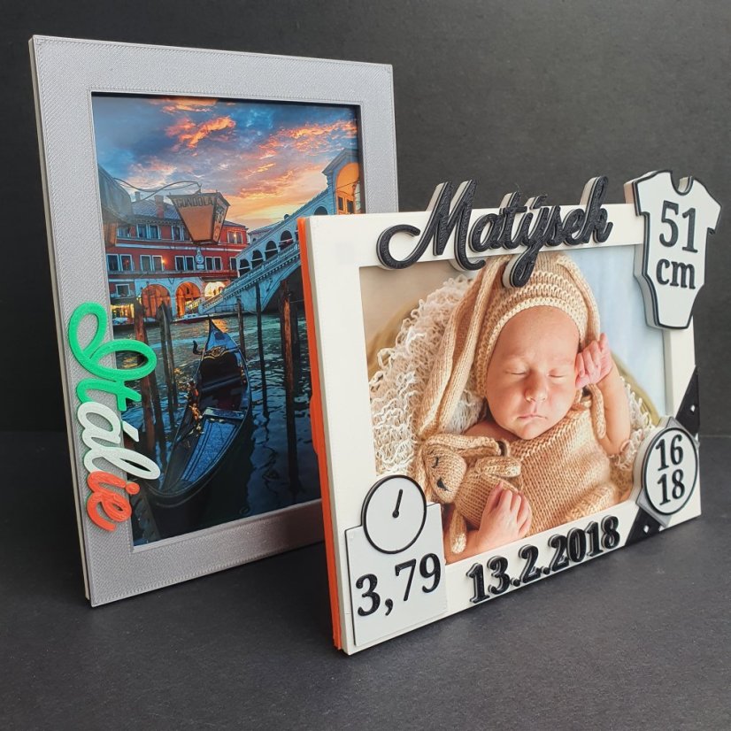 Fotorámeček - Vlastní text