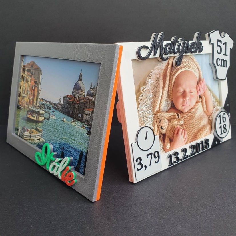 Fotorámeček - Vlastní text