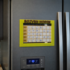 Fotorámeček - Rozvrh hodin