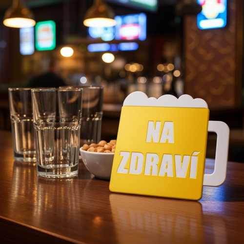 Podtácek s hláškou - Podtácky s hláškou: MÁM ŽÍZEŇ