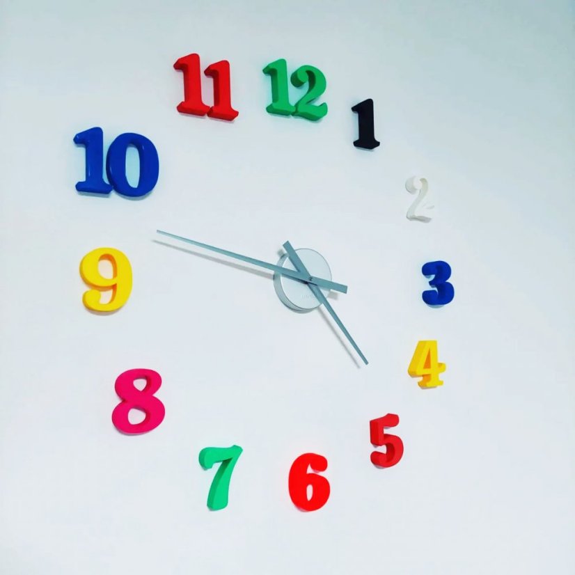 Čísla pro hodiny - Barva: Modrá (Matte Marine Blue) 11600