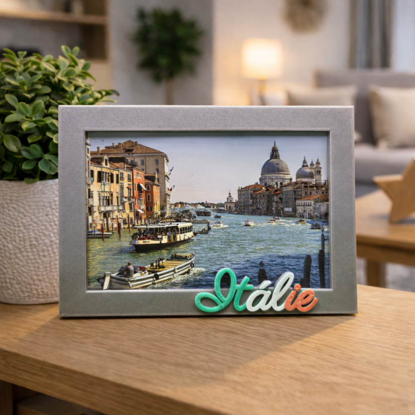 Fotorámeček - Vlastní text