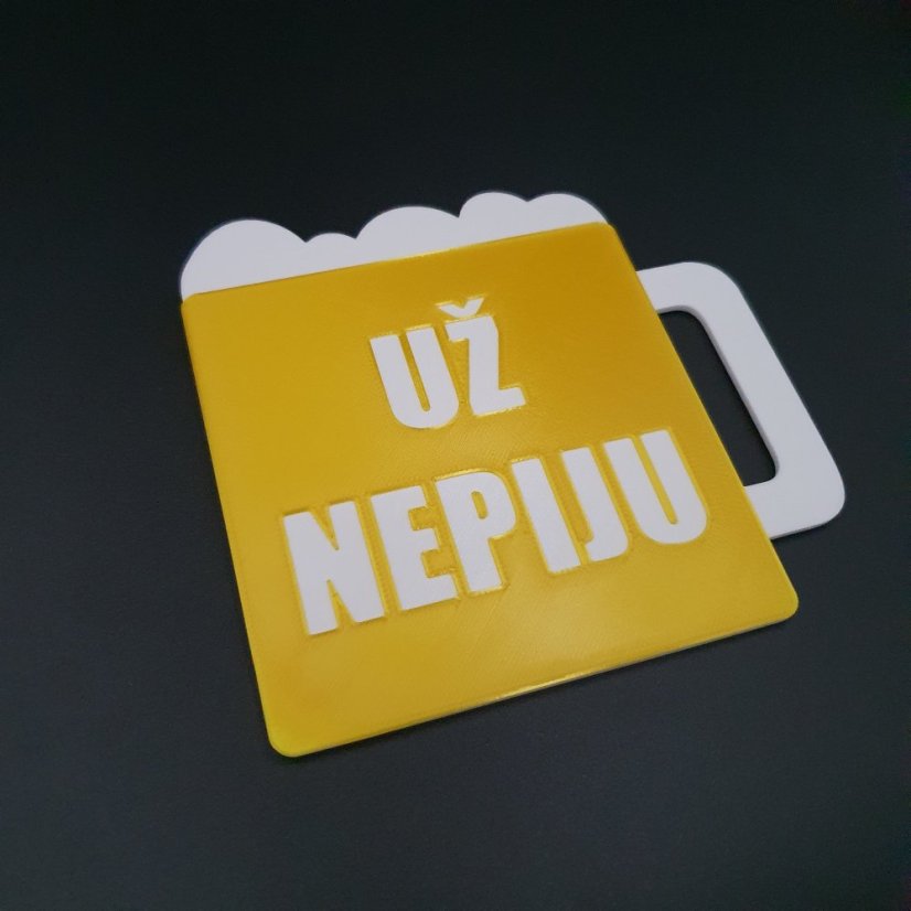 Podtácek s hláškou - Podtácky s hláškou: UŽ NEPIJU