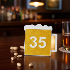 Podtácek s číslem